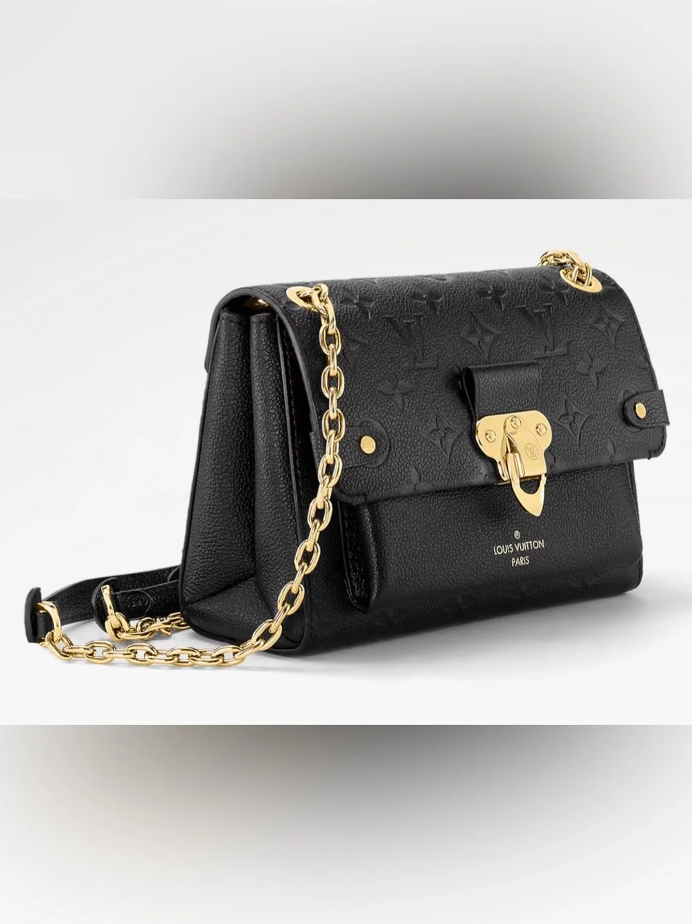 Louis Vuitton Vavin BB Black Embossed Empreinte Leather Crossbody, Shoulder Bag - Picture 14 of 14